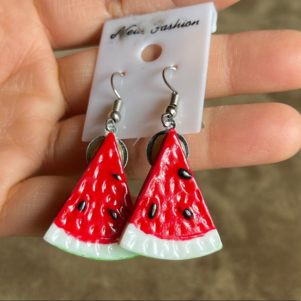 NWT Watermelon Earrings Jewelry New